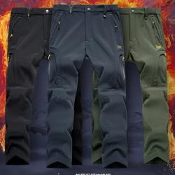 PCN161001_特價 【加絨加厚】防水防風保暖衝鋒褲機能褲-9色 S-4XL